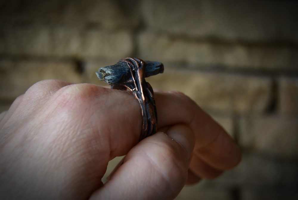 Kyanite Copper Ring (20mm)